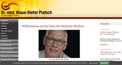 Desktop Screenshot of drplatsch.de